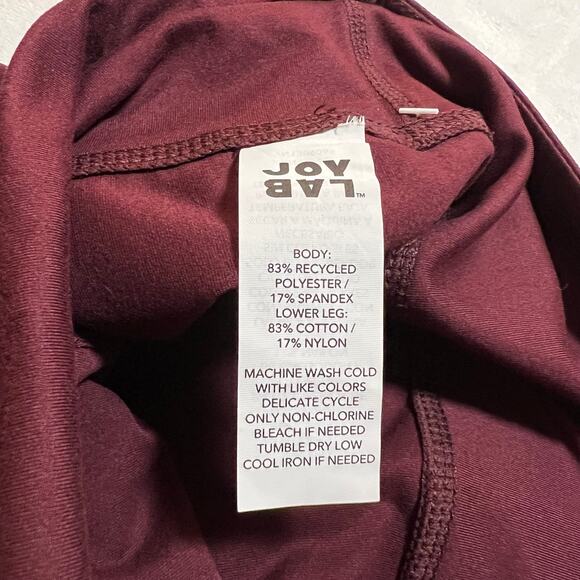 JoyLab Mid Rise Mixed Media Stretch Skinny Workout Leggings Size X-Small NEW - Picture 10 of 13